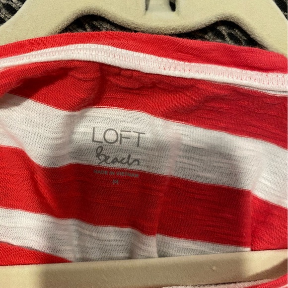 Loft sleeveless cotton midi dress with waist tie - Picture 3 of 4